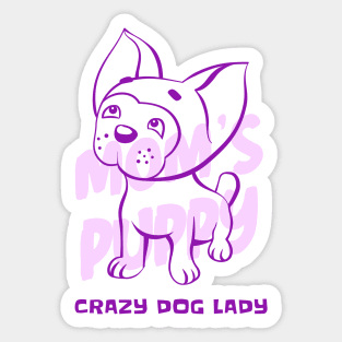 Chihuahua / Crazy Dog Lady / Mom's Puppy / Puppy Design Sticker